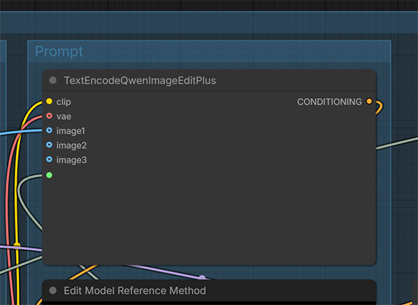 TextEncodeQwenImageEditPlusノード